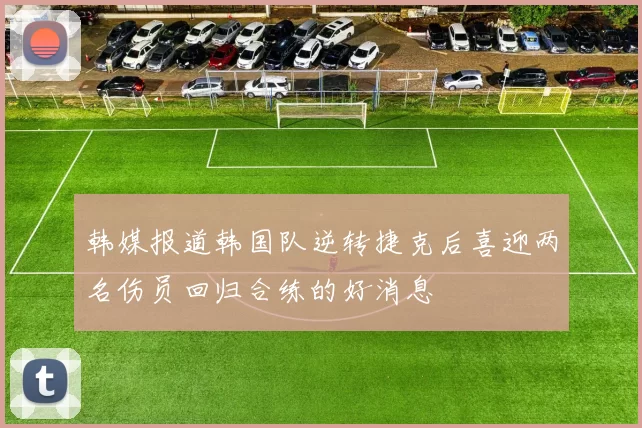 韩媒报道韩国队逆转捷克后喜迎两名伤员回归合练的好消息